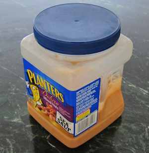 Reusing plastic jug for soup storage