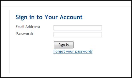Sign in to Your Account