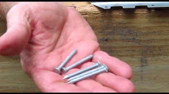'Video thumbnail for DIY Shed AsktheBuilder Joist Hanger Nails and Screws'