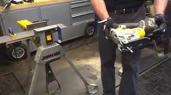 'Video thumbnail for Lenox Metal Jigsaw Blade Test vs Bocsh Blade'