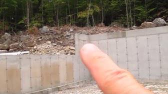 'Video thumbnail for House Foundation Part 4 Finished Walls'