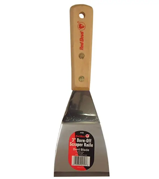 bent-blade 3-inch putty knife - Ask the Builder