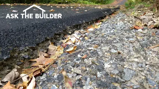 driveway erosion repair