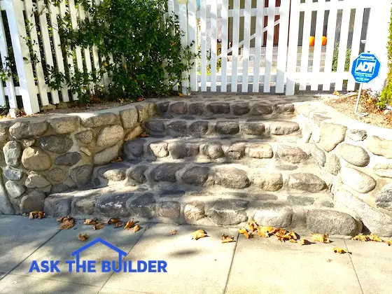 Stone Step Treads - Lots of Choices, But 10 Inches is Best