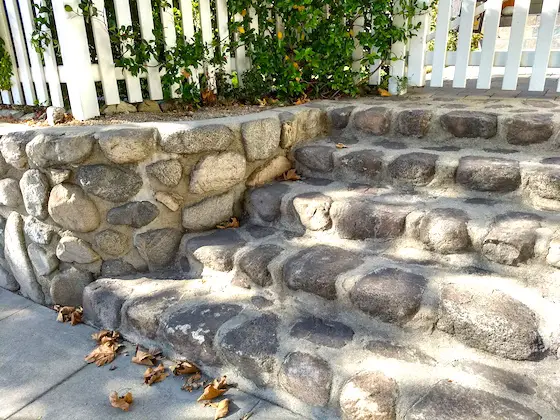 stone step treads