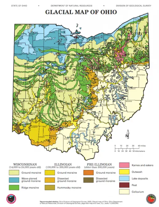 glacial map of ohio - Ask the Builder