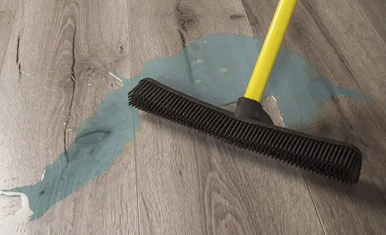 water on garage floor