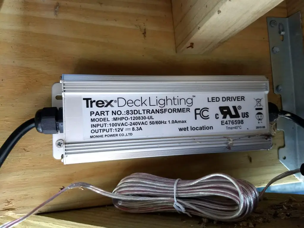 trex low voltage transformer