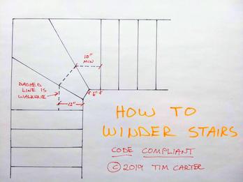 How To Make or Build A Winder Shaped Staircase - Free Stair Calculator -  Part 6b