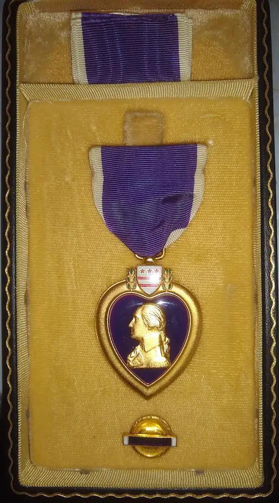 pfc melvin carter purple heart