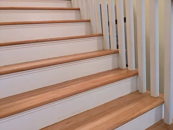 finished interior stairs steps